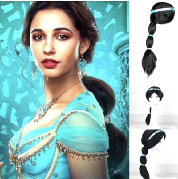 Aladdin Jasmine Princess Costume Arabian Dress for Halloween Cosplay Women Girls - Picture 6 of 6